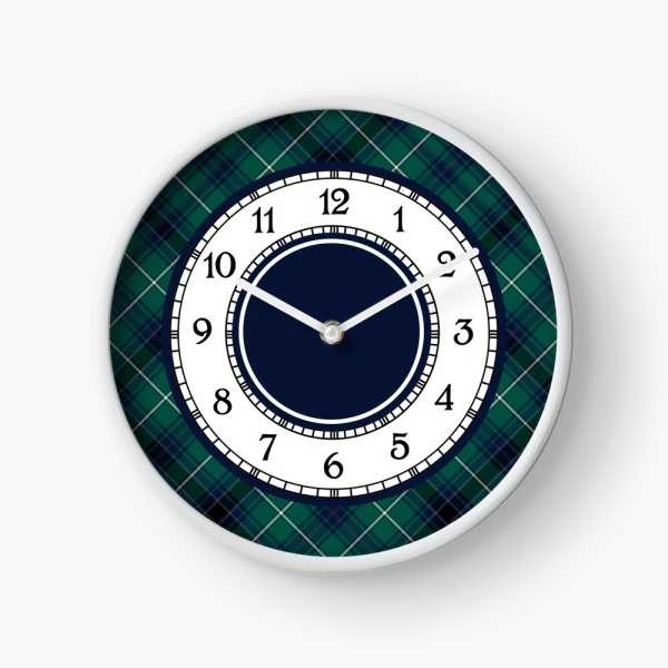 Blairgowrie Tartan Wall Clock