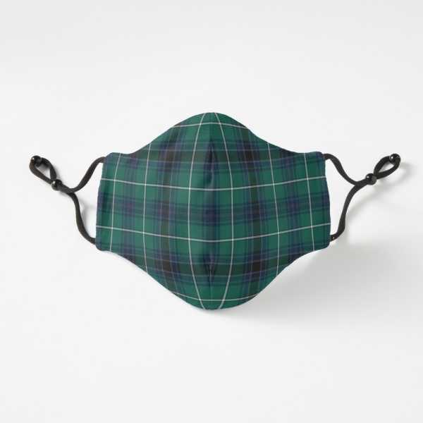 Blairgowrie tartan fitted face mask