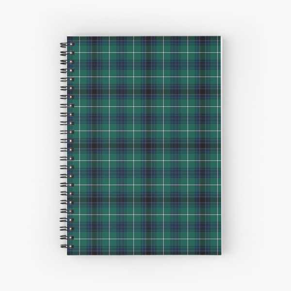 Blairgowrie tartan spiral notebook