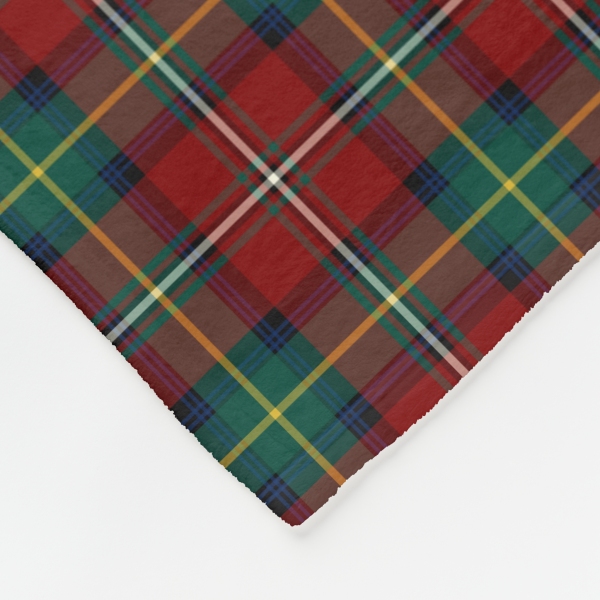 Boyd tartan fleece blanket