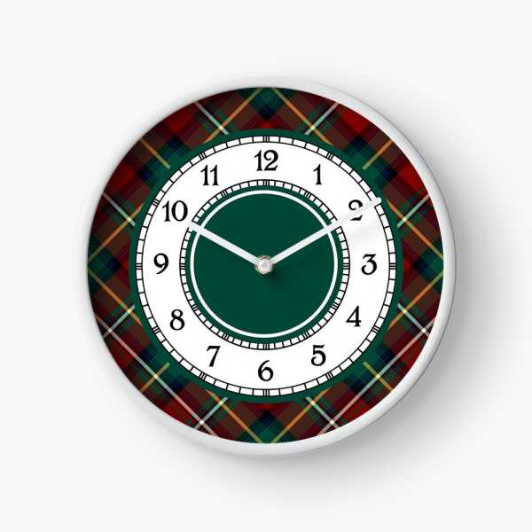 Clan Boyd Tartan Wall Clock
