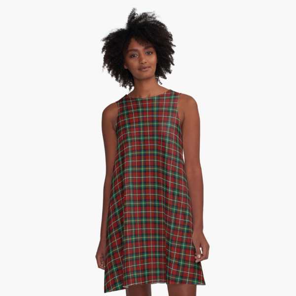 Boyd tartan a-line dress