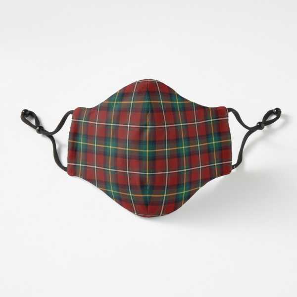 Boyd tartan fitted face mask
