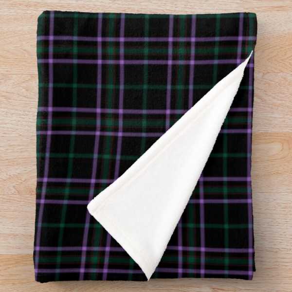 Boyle tartan fleece throw blanket