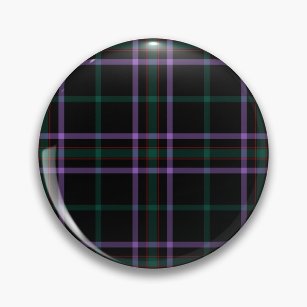 Boyle tartan pinback button