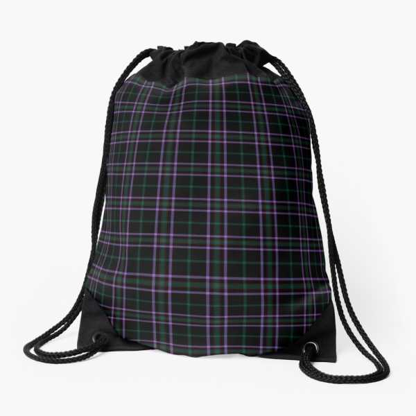 Boyle tartan drawstring bag