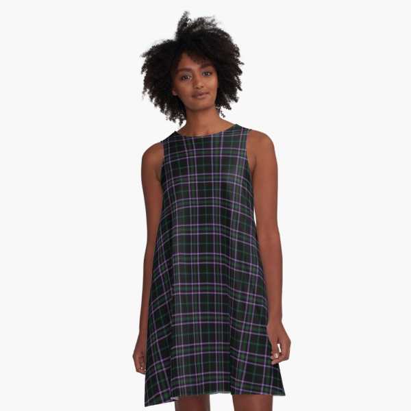 Boyle tartan a-line dress