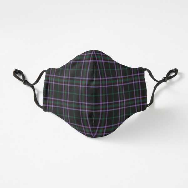 Boyle tartan fitted face mask