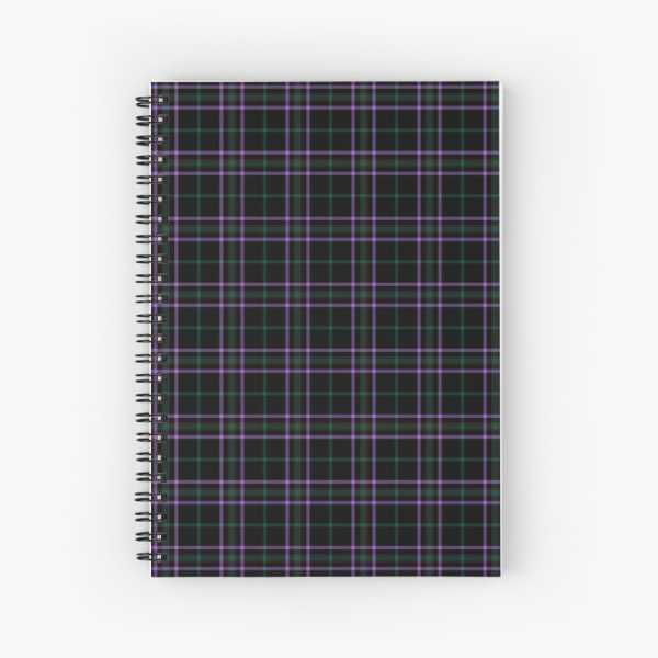 Boyle tartan spiral notebook