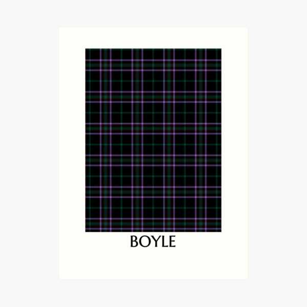 Clan Boyle Tartan Print