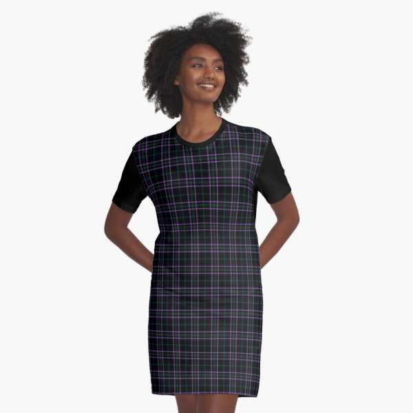 Boyle tartan tee shirt dress