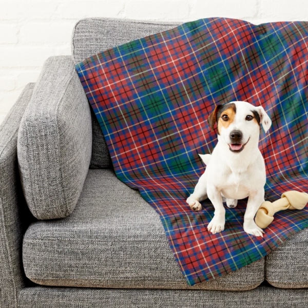 British Columbia Tartan Pet Blanket