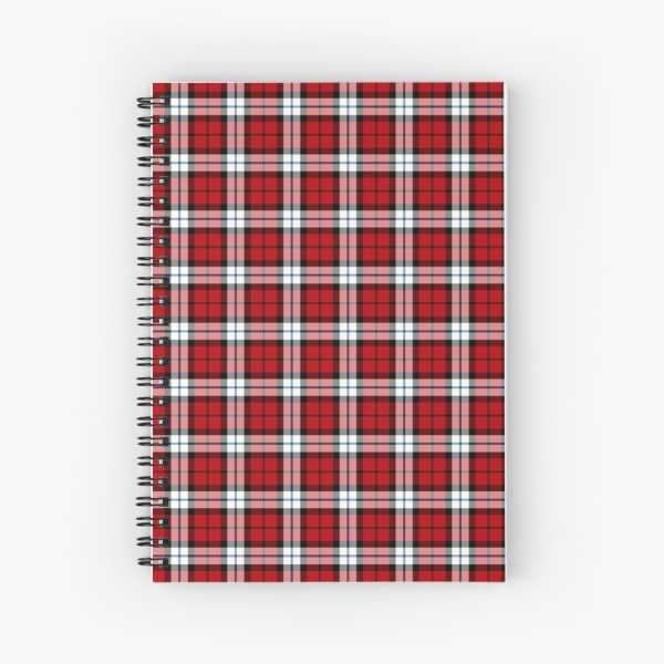 Brodie Dress tartan spiral notebook