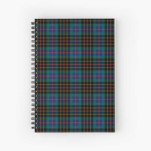 Brodie Hunting tartan spiral notebook