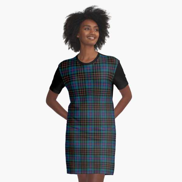 Brodie Hunting tartan tee shirt dress