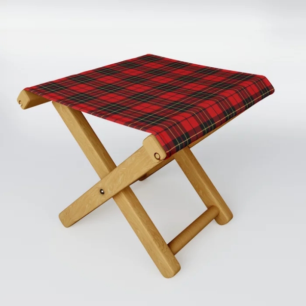 Brodie tartan folding stool