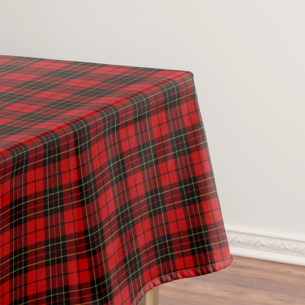 Brodie tartan tablecloth