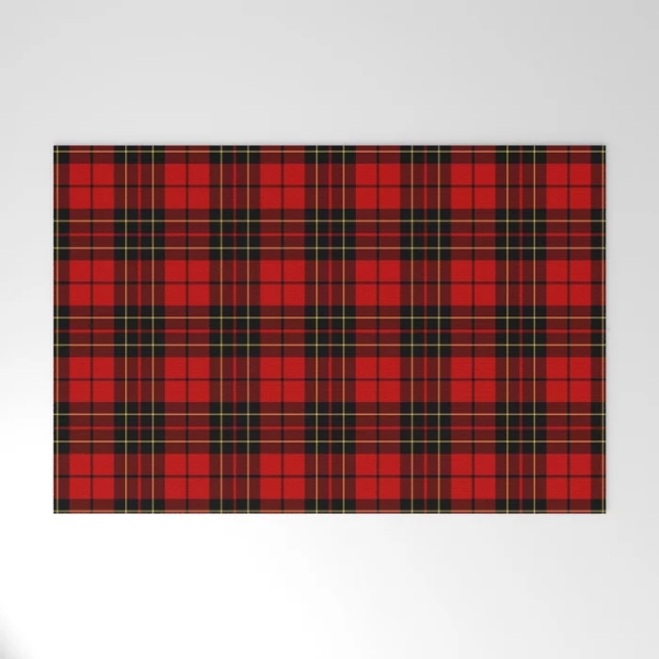 Brodie tartan welcome mat