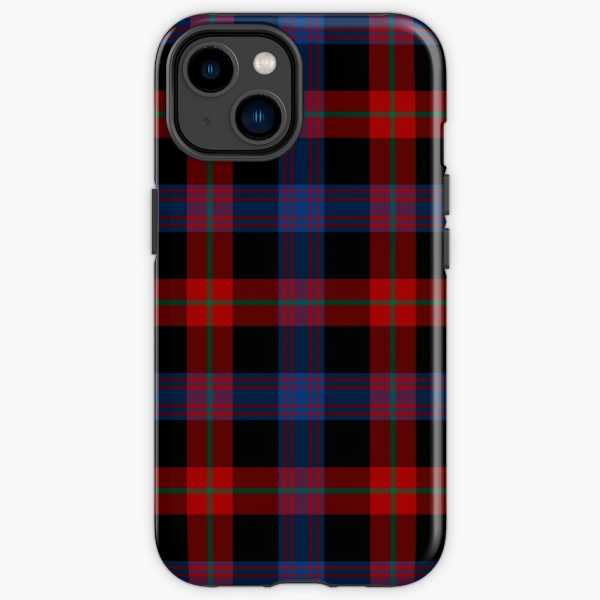 Brown tartan iPhone case