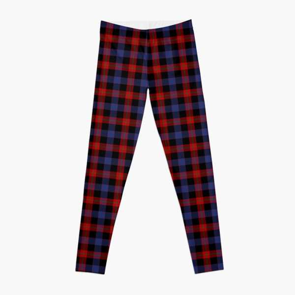 Brown tartan leggings