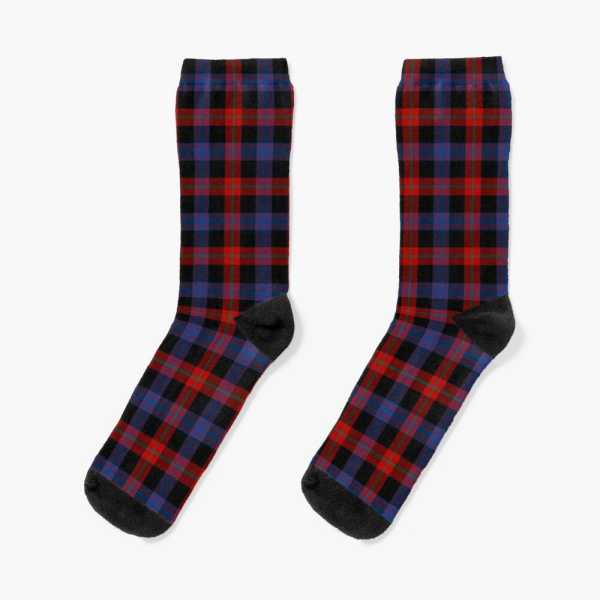 Brown tartan socks