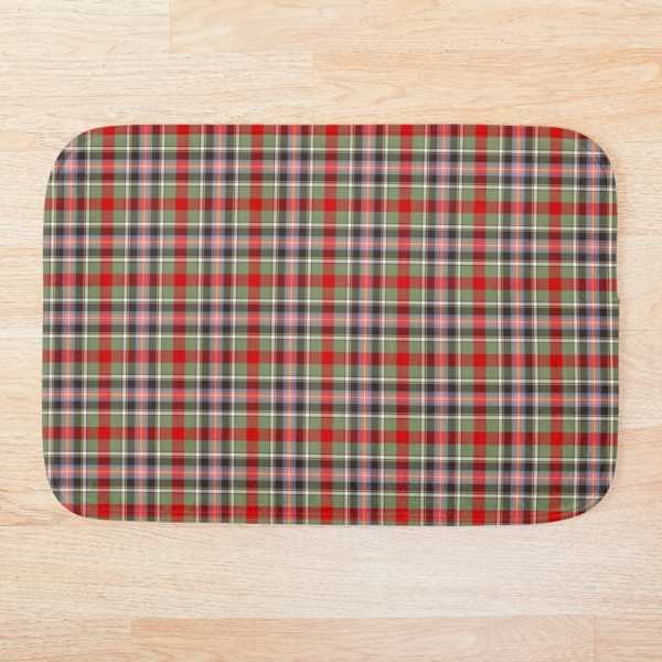 Clan Bruce of Kinnaird Tartan Floor Mat