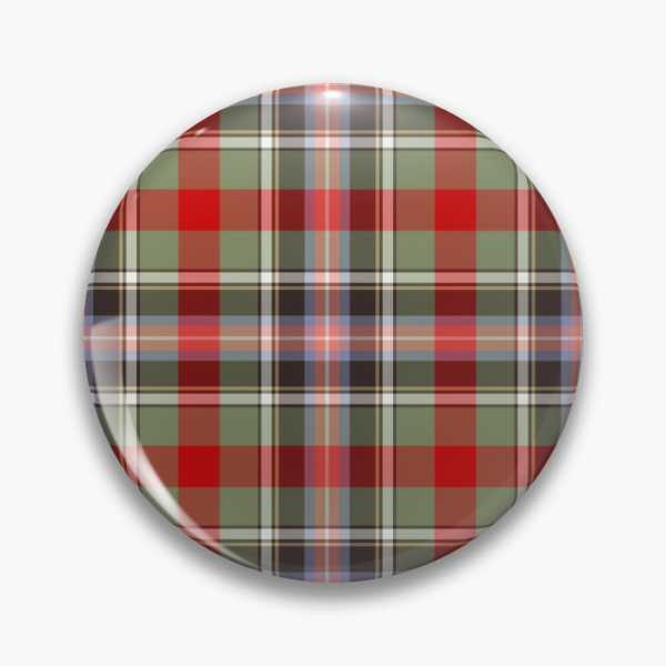 Clan Bruce of Kinnaird Tartan Pin