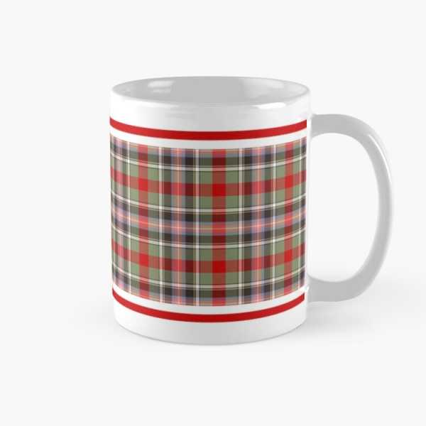 Clan Bruce of Kinnaird Tartan Mug