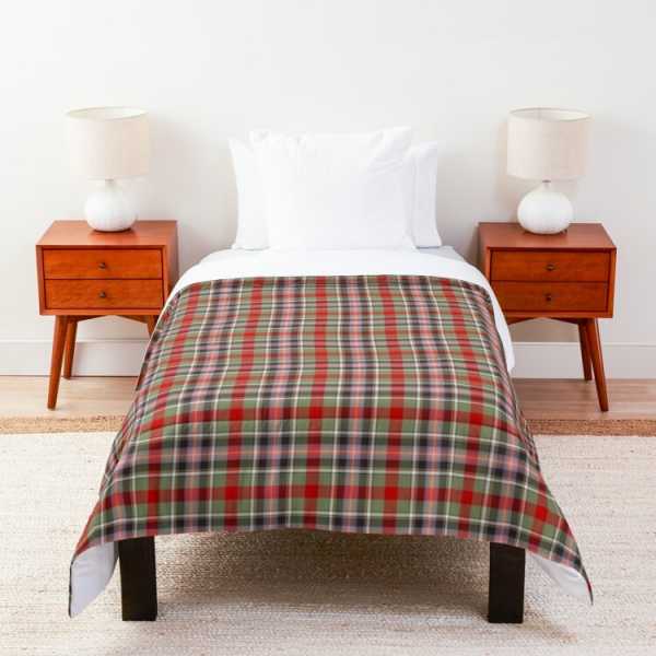 Bruce of Kinnaird tartan comforter