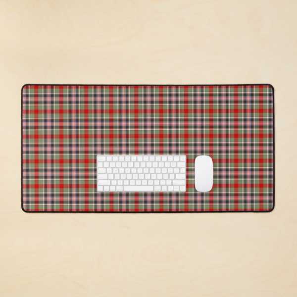 Bruce of Kinnaird tartan desk mat