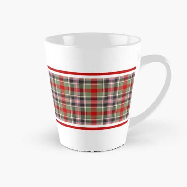 Clan Bruce of Kinnaird Tartan Tall Mug