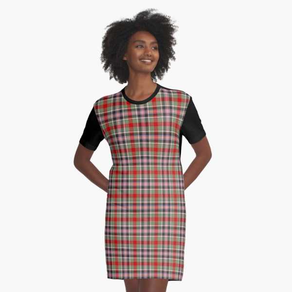 Bruce of Kinnaird tartan tee shirt dress