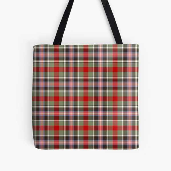 Clan Bruce of Kinnaird Tartan Tote Bag