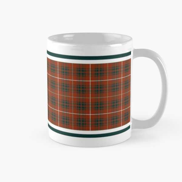 Clan Bruce Weathered Tartan Mug