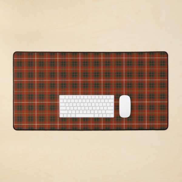 Bruce Weathered tartan desk mat