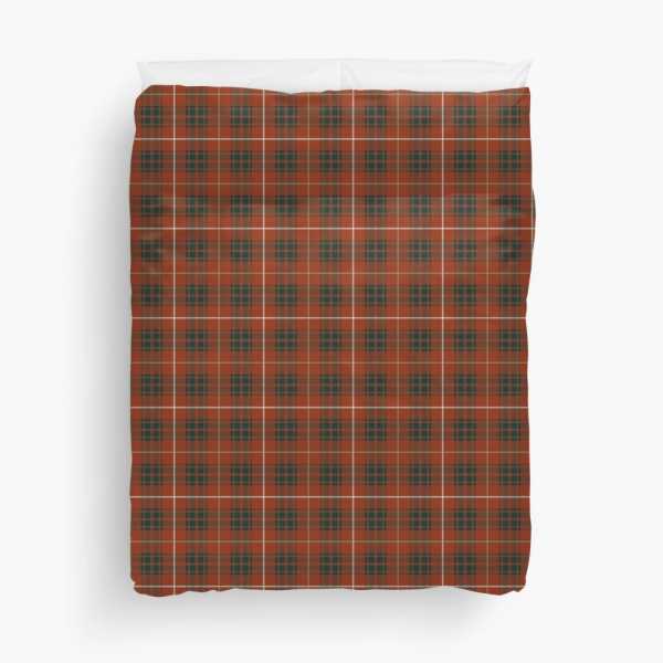 Clan Bruce Weathered Tartan Duvet Cover