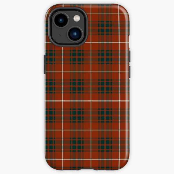 Clan Bruce Weathered Tartan iPhone Case