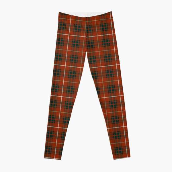 Bruce Weathered tartan leggings