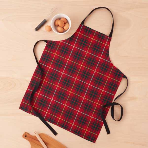 Bruce tartan apron