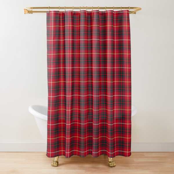 Bruce tartan shower curtain