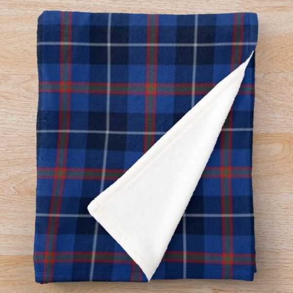 Bryson tartan fleece throw blanket