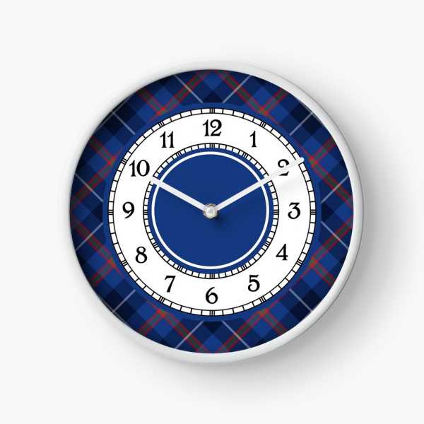 Clan Bryson Tartan Wall Clock