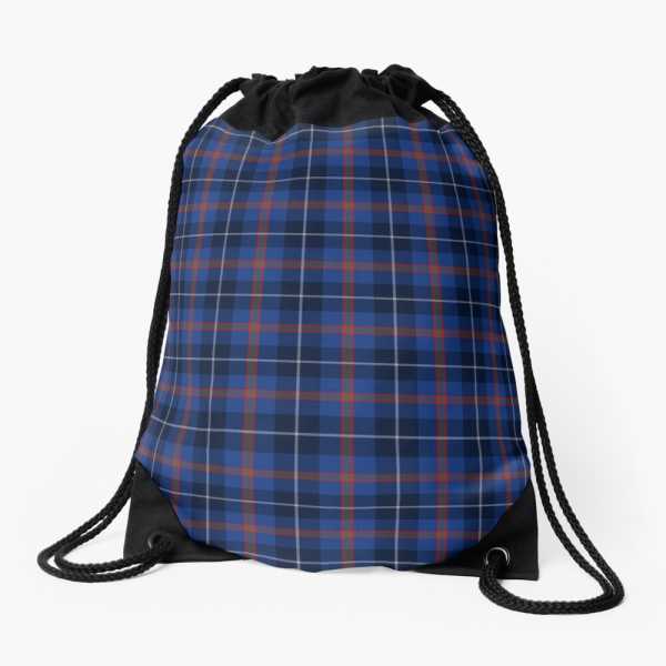 Bryson tartan drawstring bag