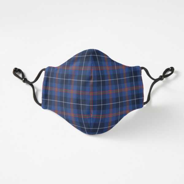 Bryson tartan fitted face mask