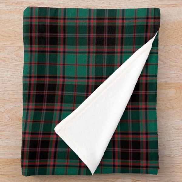 Buchan tartan fleece throw blanket