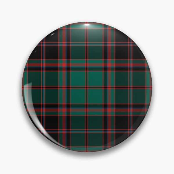 Buchan tartan pinback button