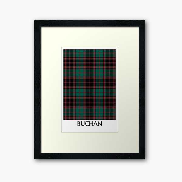 Buchan tartan framed print