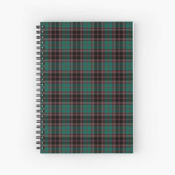 Buchan tartan spiral notebook