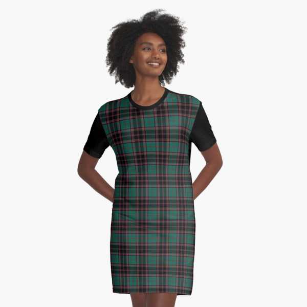 Buchan tartan tee shirt dress