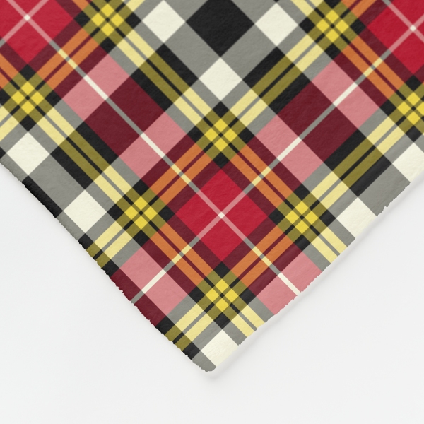 Buchanan Dress tartan fleece blanket